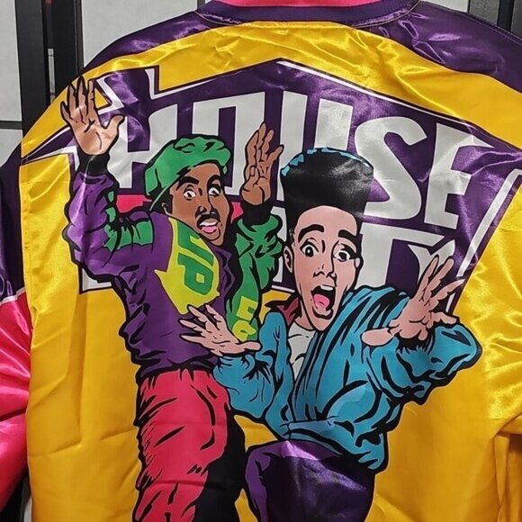 Kid 'n Play House Party Satin Jacket Coat 2XL New - Picture 8 of 9